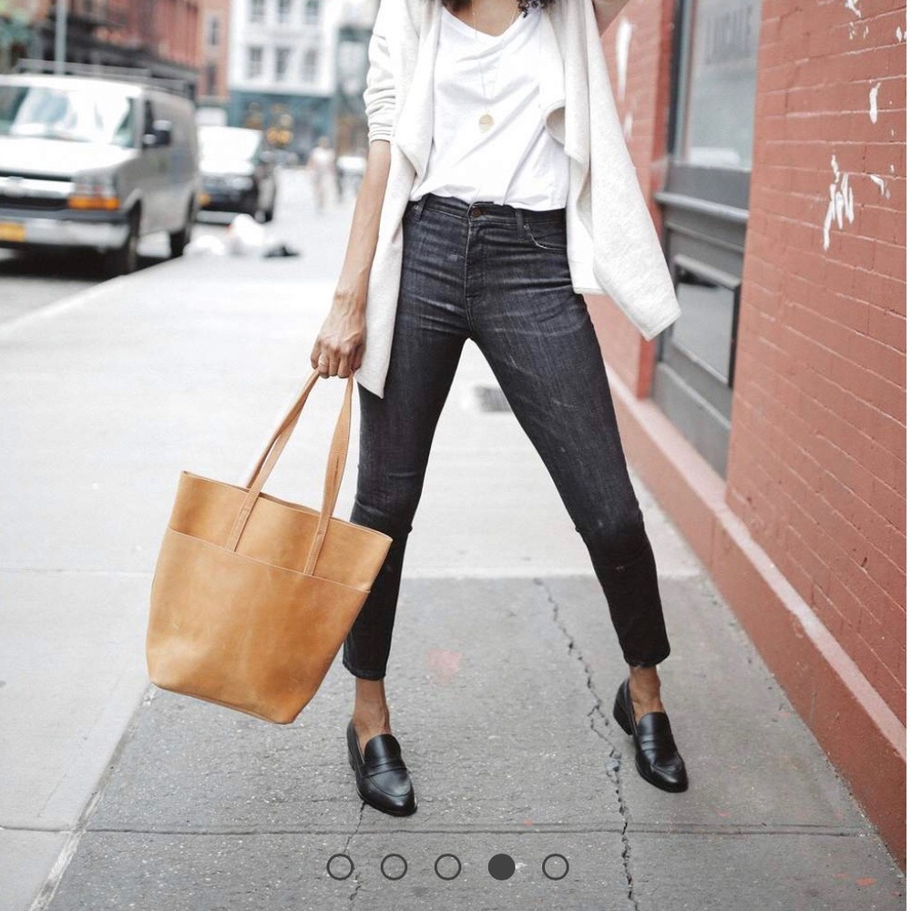 High Rise Distressed Skinny Jeans